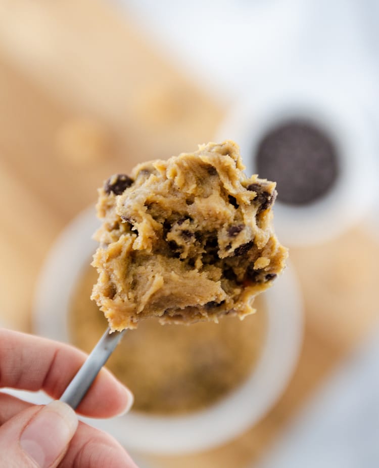 Chickpea-Cookie-Dough-With-CBD-Oil-Spoon