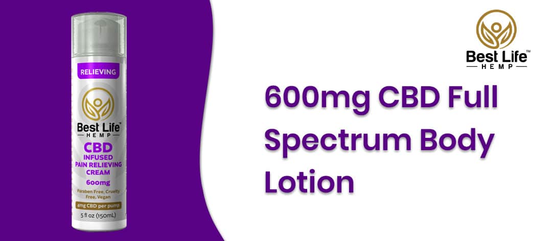 best life hemp cbd topical six hundred mg full spectrum body lotion