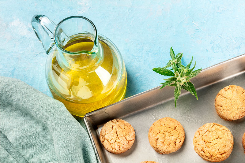baking cookies with cbd oil
