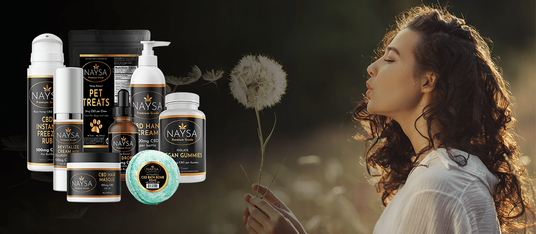 naysa-cbd-products-with-woman-blowing-flowers-on-the-right-side