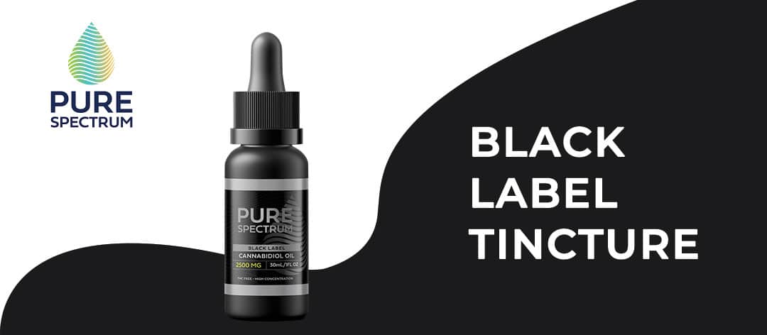 pure spectrum black label tincture banner