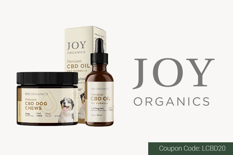 joy organics cbd for dogs banner